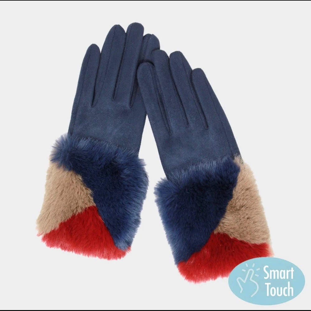 Smart touch Suede Winter Gloves